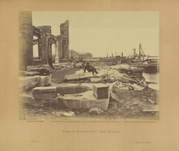 Ruins of Norfolk Navy Yard, Virginia.