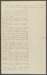 Standing Rules for the Government of Slaves on a Virginia Plantation, with notes & observations