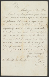 Letter Concerning the Slavery Debate of 1830