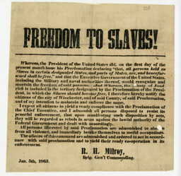 Freedom to Slaves!
