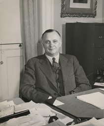 Colgate Darden at His Desk