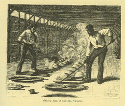 Making Salt, at Saltville, Virginia