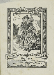 Bookplate Used by Philip Alexander Bruce