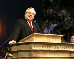 Reverend Jerry Falwell at Liberty University