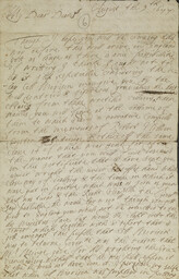 Letter from Lady Berkeley