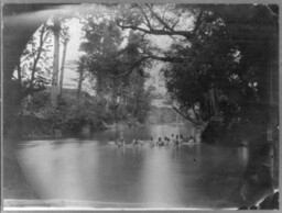 Union soldiers bathing