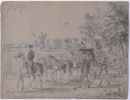 A Family of Virginians leaving their Home and going South on the advance of Genl. Patterson's army from Martinsburg