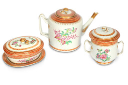 White House of the Confederacy tea set