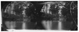 Union soldiers bathing in North Anna River