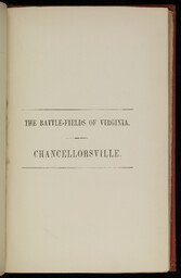 The Battle-Fields of Virginia. Chancellorsville.