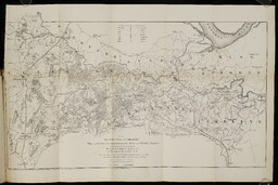 Map of a Portion of the Rappahannock River and Vicinity Virginia