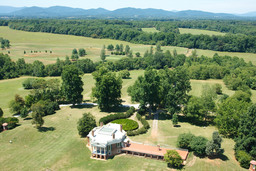 Aerial showing Poplar Forest and Fields