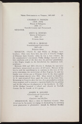 Negro Office-Holders in Virginia 1865—1895