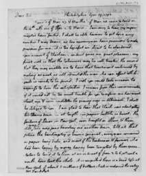 Letter from Thomas Jefferson to Thomas Mann Randolph Jr. (April 19, 1792), Page 1