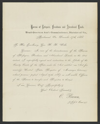 Closing of the Freedmen's Bureau