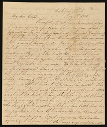 Letter from Robert E. Lee to Charles Carter Lee, p.1