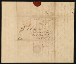 Envelope for Letter from Robert E. Lee to Charles Carter Lee