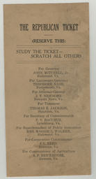 All-Black Republican Ticket of 1921