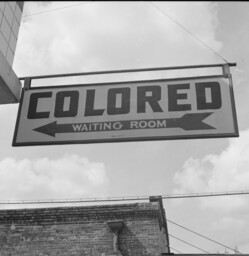 Segregated Waiting Room at a Bus Station