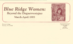 Blue Ridge Women: Beyond the Daguerreotypes