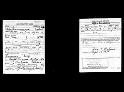 <p>Opechancanough Miles, a resident of Lester Manor Lane in King William County, filled out this draft registration card on September 12, 1918, at the age of twenty. The card asked all those registering to identify their race, including a section for citizen or noncitizen Indians. Miles, most likely a member of the Pamunkey Indian Tribe, marked that he was a noncitizen Indian.</p>