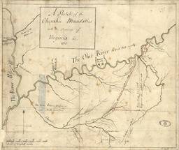 <em>A Sketch of the Cherakee Boundaries with the Province of Virginia etc.</em>