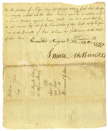 James Craik Sentence