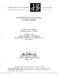 1974 NEH Report: Values Revalued