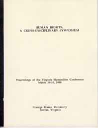 1990 Proceedings of the Virginia Humanities Conference 