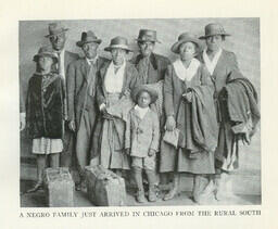 A Negro Family Just Arrived in Chicago from the Rural South