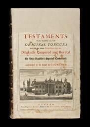 [The Holy Bible, Containing the Old and New Testaments: Newly Translated out of the Original Tongues, And with the former Translations Diligently Compared and Revised