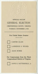 1942 Electoral Ballot