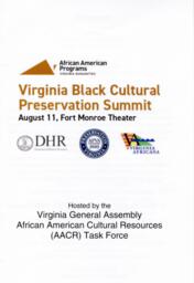 Virginia Black Cultural Preservation Summit