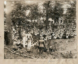 1915 Gathering at the Crater