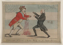 A Boxing Match, or Another Bloody Nose for John Bull