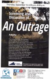 An Outrage: Screening and Discussion
